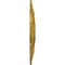 Ekena Millwork Riley Ceiling Medallion (Fits Canopies up to 4 5/8"), 18"OD x 3 1/2"ID x 1 1/2"P, Pharaohs Gold CM18RLPGS - alternate 2